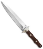 Boker Arbolito Colmillo Fixed Blade Dagger Knife Guayacan Wood (10.7" Satin)
