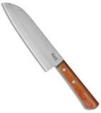 Kanetsune Santoku Kitchen Knife Plywood (6.5" San Mai)  KC350