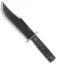 Condor Operator Bowie Fixed Blade Knife Micarta (7.6" Black)