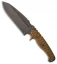 Wander Tactical Smilodon Fixed Blade Knife Natural Micarta (7" Raw)