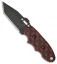 TOPS Knives C.A.T.  Tanto Fixed Blade Knife Red/Black G-10 (3.25 Black) 203T-02