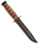 Ka-Bar Bowie Full Size USMC Knife Black GFN Sheath (7" Black ) 5017