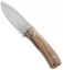 LionSteel M4 Fixed Blade Knife Walnut (3.75" Satin M390)