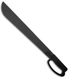 Ontario OKC 18" Field Black D Handle Machete Fixed Blade Knife (Black)
