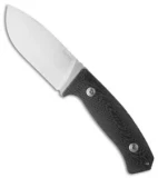 LionSteel M3 Hunting Knife Black Micarta Fixed Blade (4.25" Satin Plain) M3 MI