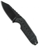 Schrade SCHF16 Neck Knife Reverse Tanto Fixed Blade (3.1" Black Plain)