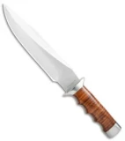 Boker Magnum Giant Bowie Fixed Blade Knife (8.125" Satin Plain) 02MB565