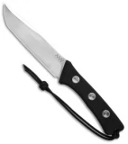 Acta Non Verba Knives P400 Fixed Blade Knife Black G-10 (6.1" Satin)