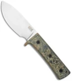 Ontario Keene Valley Hunter Fixed Blade Knife Green Micarta (4.4" Satin)