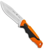 Buck Pursuit Pro Small Fixed Blade Knife Black/Orange (3.75" Satin)