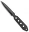 Fred Perrin Le Dague Fixed Blade Knife (3.625" Black Stonewash)