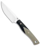Bestech Knives Heidi Blacksmith Fixed Blade Knife Beige G-10 (3.1" Satin)