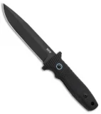 MKM Terzuola Jouf Fixed Blade Knife Black G-10 (5.1" Black Cerakote)