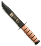 Ka-Bar Bowie US ARMY Vietnam War Commemorative Fixed Blade Knife (7" Black) 9139