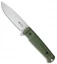 Kizlyar Supreme Sturm AUS-8 Fixed Blade Knife OD Green G-10 (4.625" Satin)