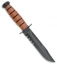 Ka-Bar Bowie Full Size USMC Knife GFN Sheath (7" Black Serr) 5017
