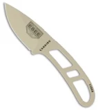 ESEE Candiru Fixed Blade Neck Knife Kit w/Extras (2" Desert Tan)