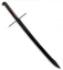 Cold Steel MAA Grosse Messer Sword w/ Rosewood Handle (32" Black) 88GMSM