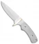 Tallen Fringe Drop Point Fixed Blade Knife Blank (4" Satin) BL014
