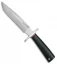 Blackjack Classic Model 7 Fixed Blade Knife Solid Black Micarta (7" A-2 Satin)