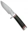 BlackJack Classic Model 125 Fixed Blade Knife Black Micarta (5" Satin)