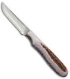Anza Knives F1-FE Fixed Blade Knife Elk Bone (2.50" Satin)