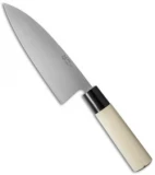 Fox Knives Deba Fixed Blade Knife Maple (6" Satin)