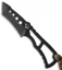 Southern Grind Vermin Tanto Fixed Blade Neck Knife (2.25" Black)