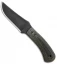Winkler Knives Blue Ridge Hunter Fixed Blade Knife Black Canvas (4.1" Black)