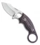 Hogue Knives EX-F03 Clip Point Karambit Knife Purple G-Mascus (2.25" SW) 35338