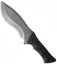 Schrade Fixed Blade Knife Large Black TPE (8" Titanium Plain) SCHF28