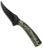Old Timer Sharpfinger Fixed Blade Hunting Knife Camo (3.25" Black) 152OT