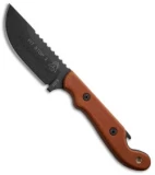 TOPS Knives Pit Stop 3 Fixed Blade Knife (3" Black Plain) PSK-01