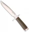 BlackJack Knives Classic Model 7 Knife Fixed Blade Knife Green Canvas (7" Satin)