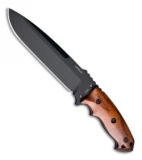 Hogue Knives EX-F01 Large Tactical Fixed Blade Knife Cocobolo (7" Plain) 35156