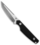 Dirty Bird Kwaiken Fixed Blade Knife Black G-10 (3.5" Satin)