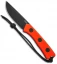 Acta Non Verba Knives P200 Fixed Blade Knife Orange G-10 (4" Black) ANVP200-019