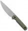 Ferrum Forge XL Lackey Fixed Blade Knife Green G-10 (4.5" SW 9Cr18MoV)