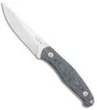 GiantMouse Vox/Anso GMF2 Fixed Blade Knife Black Micarta (3.6" Satin)