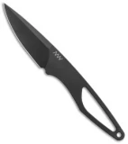 Acta Non Verba Knives P100 Fixed Blade Knife Black DLC Skeletonized (3" DLC)