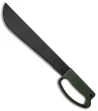Ontario OKC 12.5" Camp Plus Machete Fixed Blade Knife D Handle (Black)