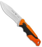 Buck Pursuit Pro Large Fixed Blade Knife Black/Orange (4.5" Satin)