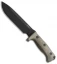 LionSteel M7 Hunting Fixed Blade Knife Tan Micarta (7" Black)