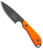 White River M1 Backpacker Pro Fixed Blade Knife Orange G-10 (3.1" Black PVD)