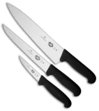 Victorinox Fibrox 3-Piece Kitchen Knife Set Black VN510533X1