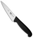 Victorinox Cutlery 5" Mini Chef's Knife Serrated Black Fibrox VN5203312