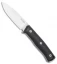 LionSteel B35 Fixed Blade Knife Black G10 (3.5" Satin)