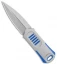 WE Knife Co. OSS Dagger Fixed Blade Knife Blue G-10 (2" Stonewash)