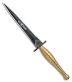 Medford FS Commando ARMY Dagger Fixed Blade Knife Brass (7" Black)