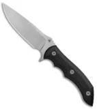 WE Knife Co. Stonefish Fixed Blade Knife Black G-10 (4.46" Stonewash) 919C
